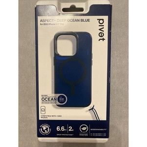 Pivet Apple iPhone 14 Pro Aspect Case with MagSafe - Deep Ocean Blue